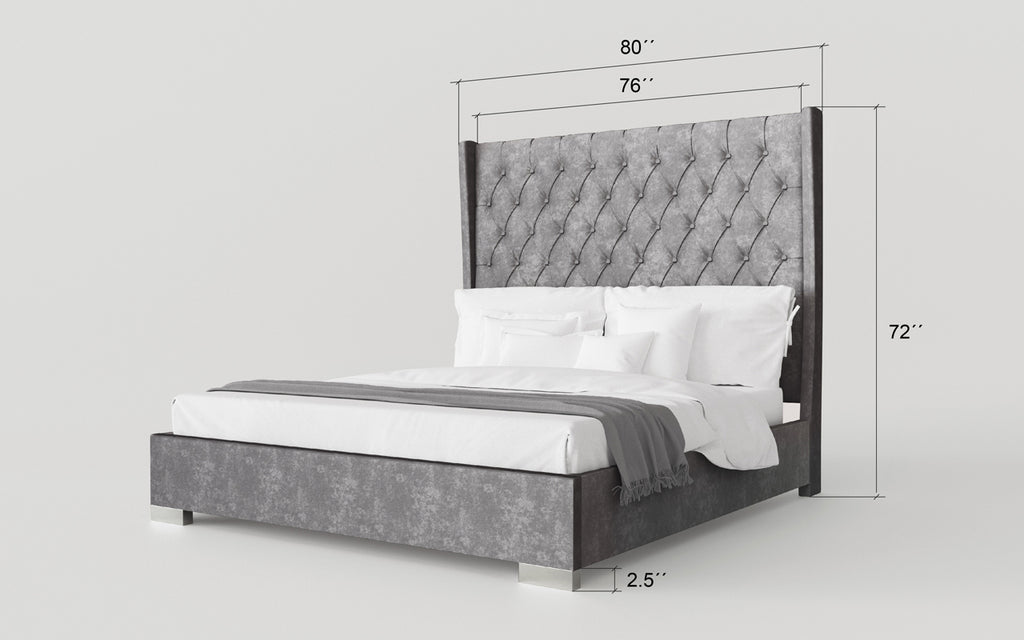 Ancona Bed - Measurement - Angle