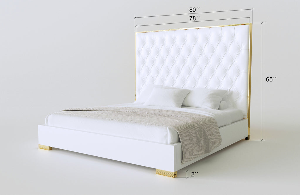 Florencia Bed - Measurement - Angle