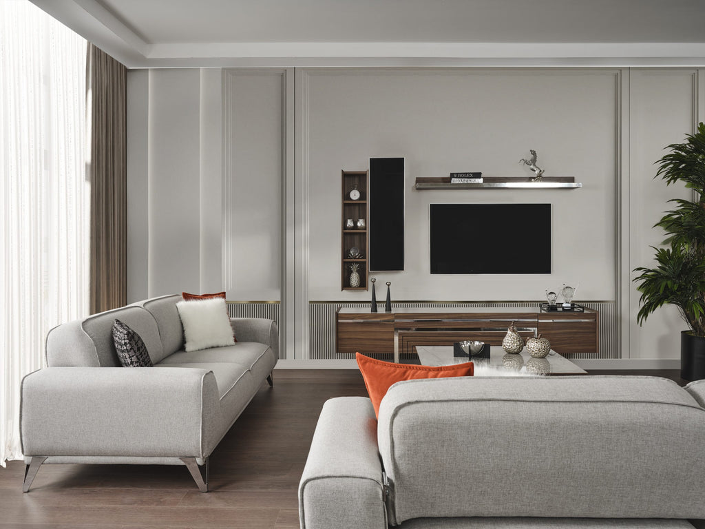 Bursa Sofa Bed Light Gray - Environment Side