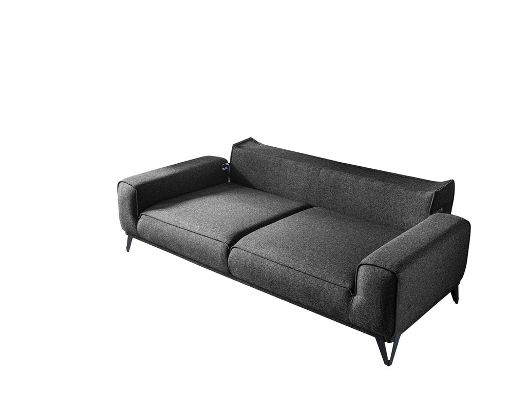 Bursa Sofa Bed Dark Gray - Angle two