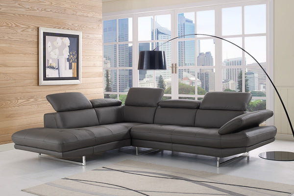 Pandora Sectional Sofa Black - Environment two