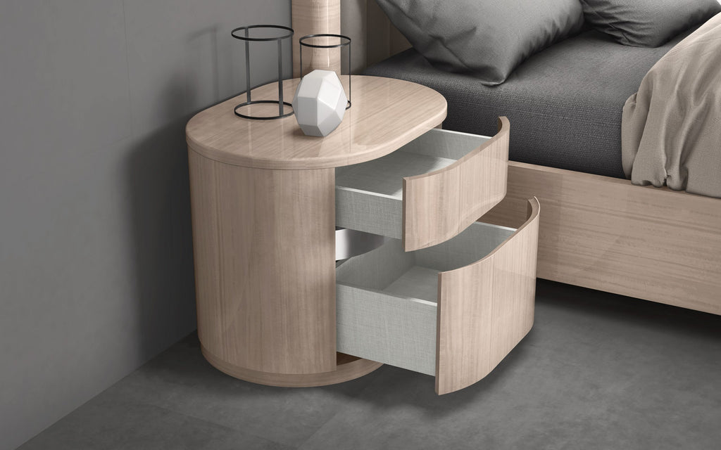 Waves Nightstand - Renzzi Furniture