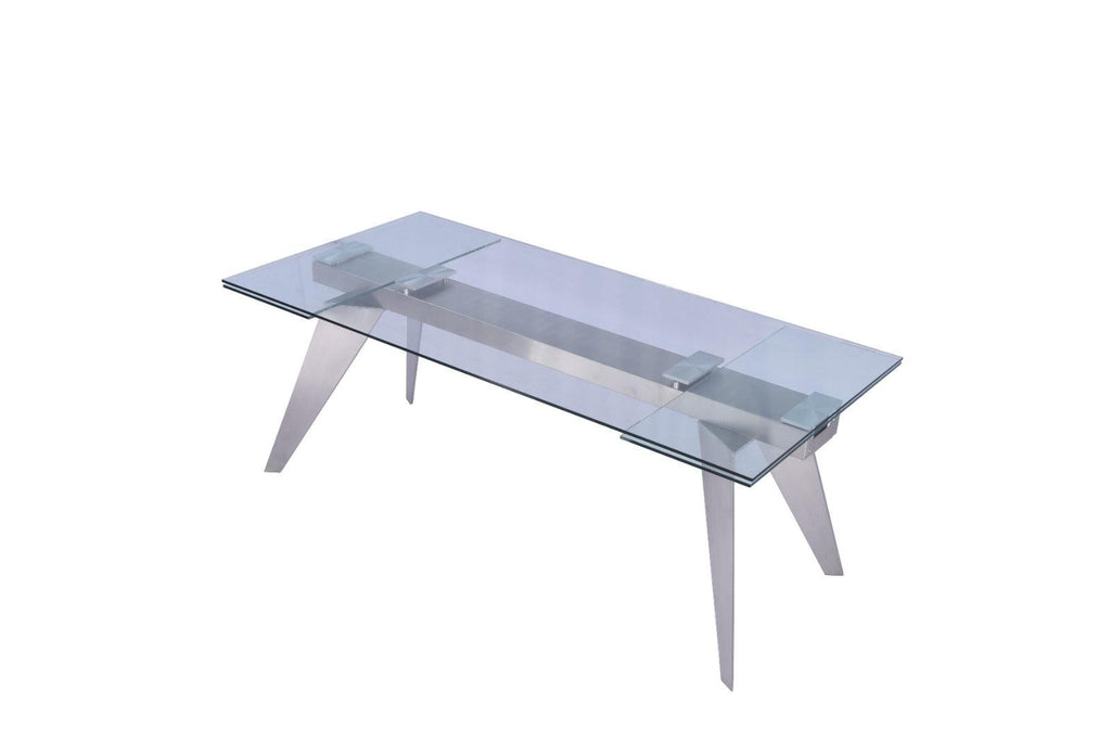 Kristy Extendable Dining Table - Angle closed
