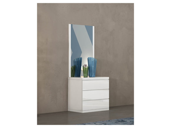 Anna Single Dresser White - Environment two