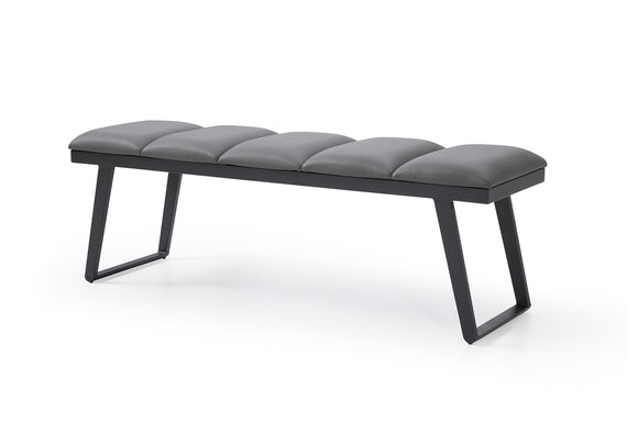 Ethan Bench Dark Gray - Angle