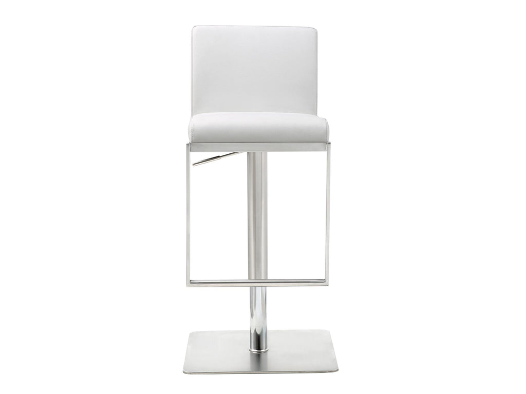 Clay Barstool White - Front