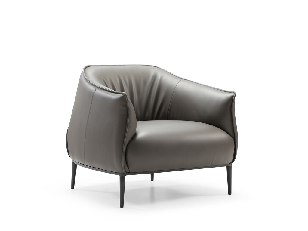Benbow Leisure Chair Dark Gray - Angle