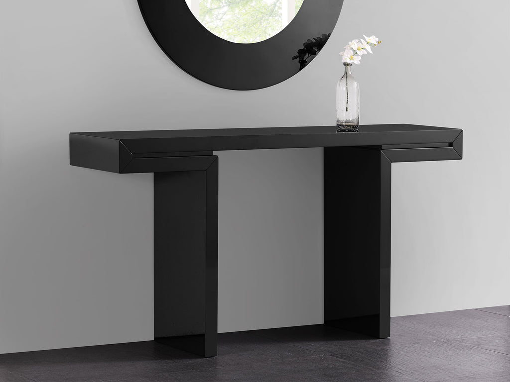 Delaney Console Table Black - Environment 