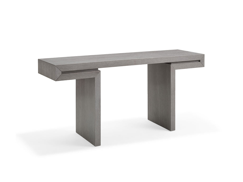 Delaney Console Table Gray - Angle