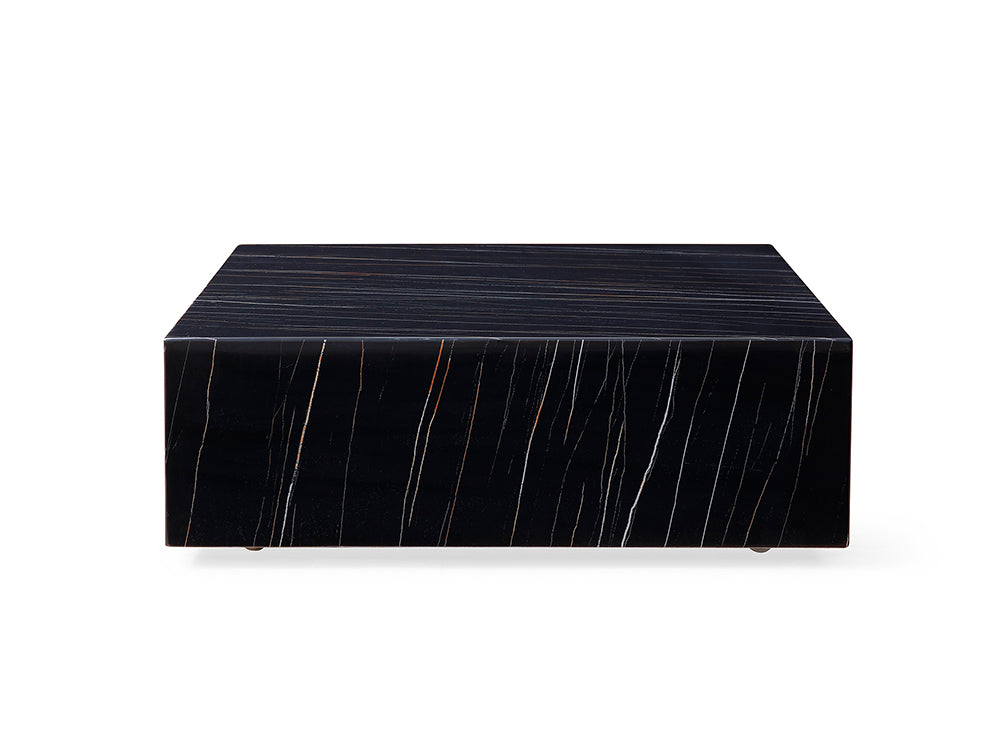Cube Coffee Table Black - Front