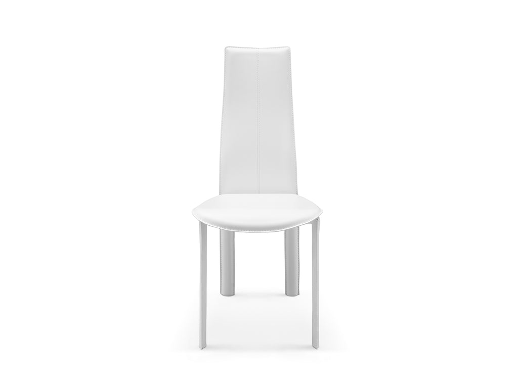Allison Dining Chair White - Front