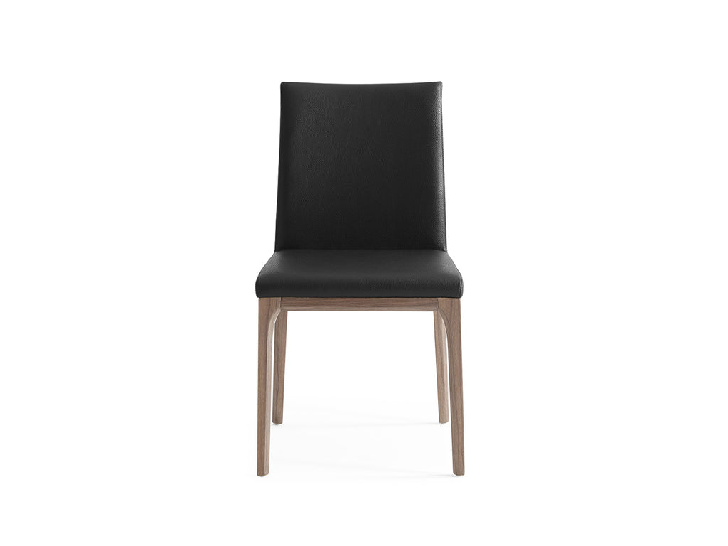 Stella Dining Chair Walnut Black - Front
