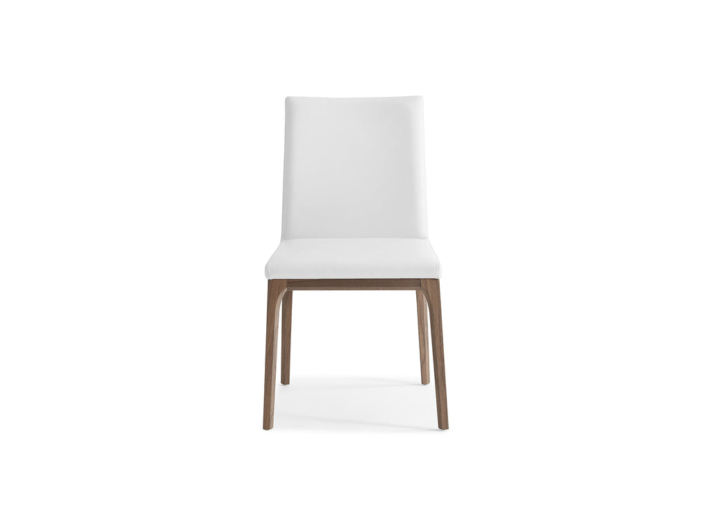 Stella Dining Chair Walnut White - Front