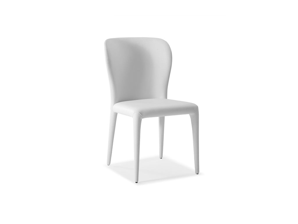 Hazel Dining Chair White - Angle