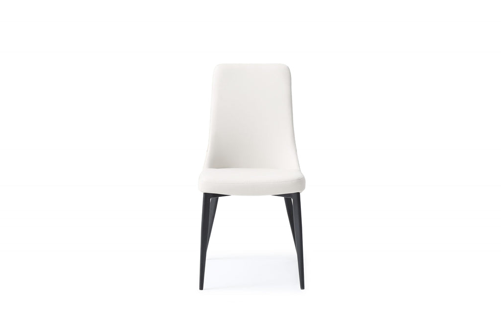 Luca Dining Chair White - Front
