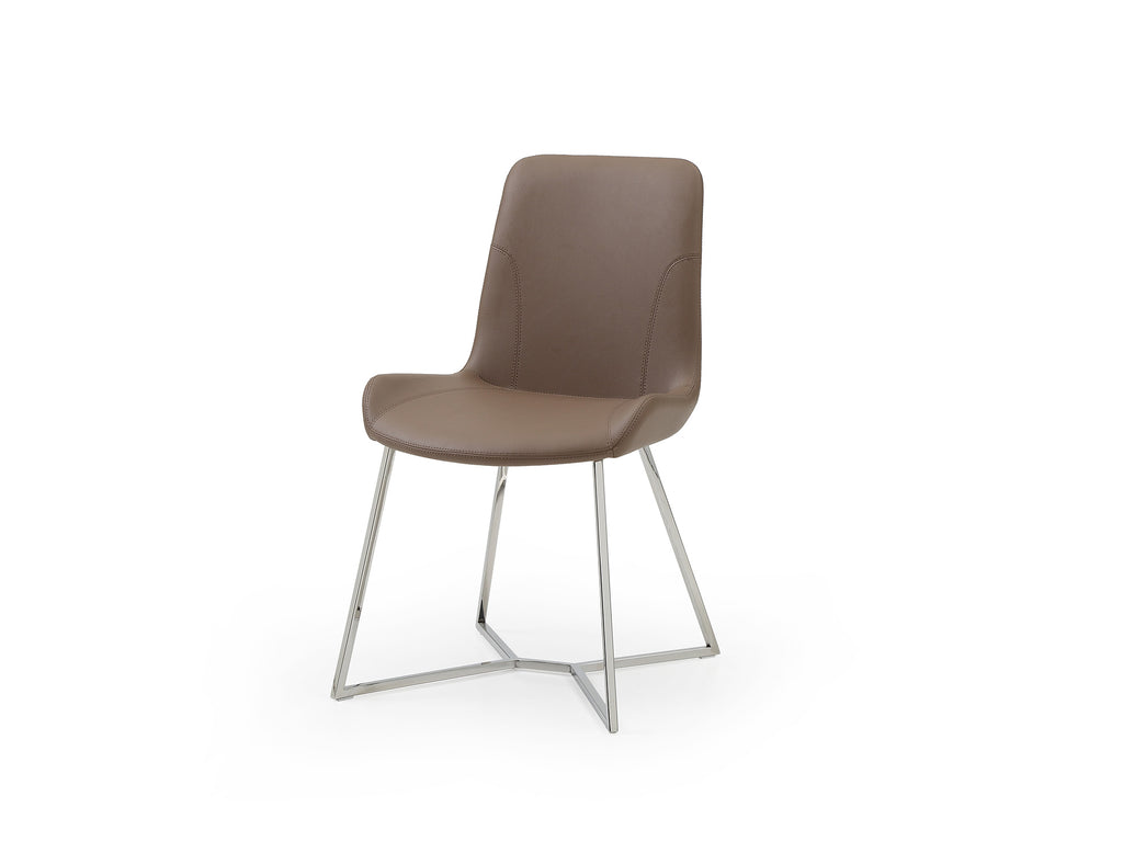 Aileen Dining Chair Taupe - Angle