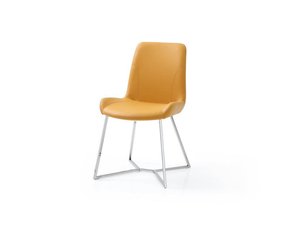 Aileen Dining Chair - Yellow - Angle