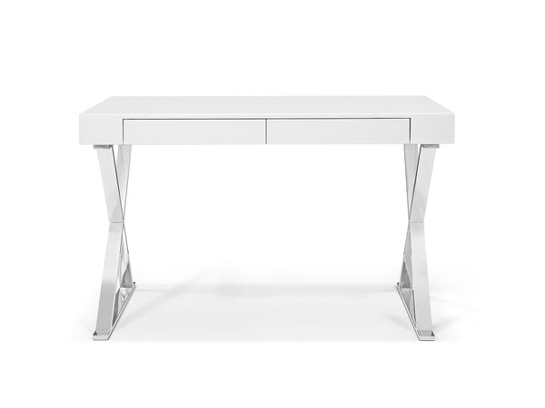 Elm Desk Large White - Front