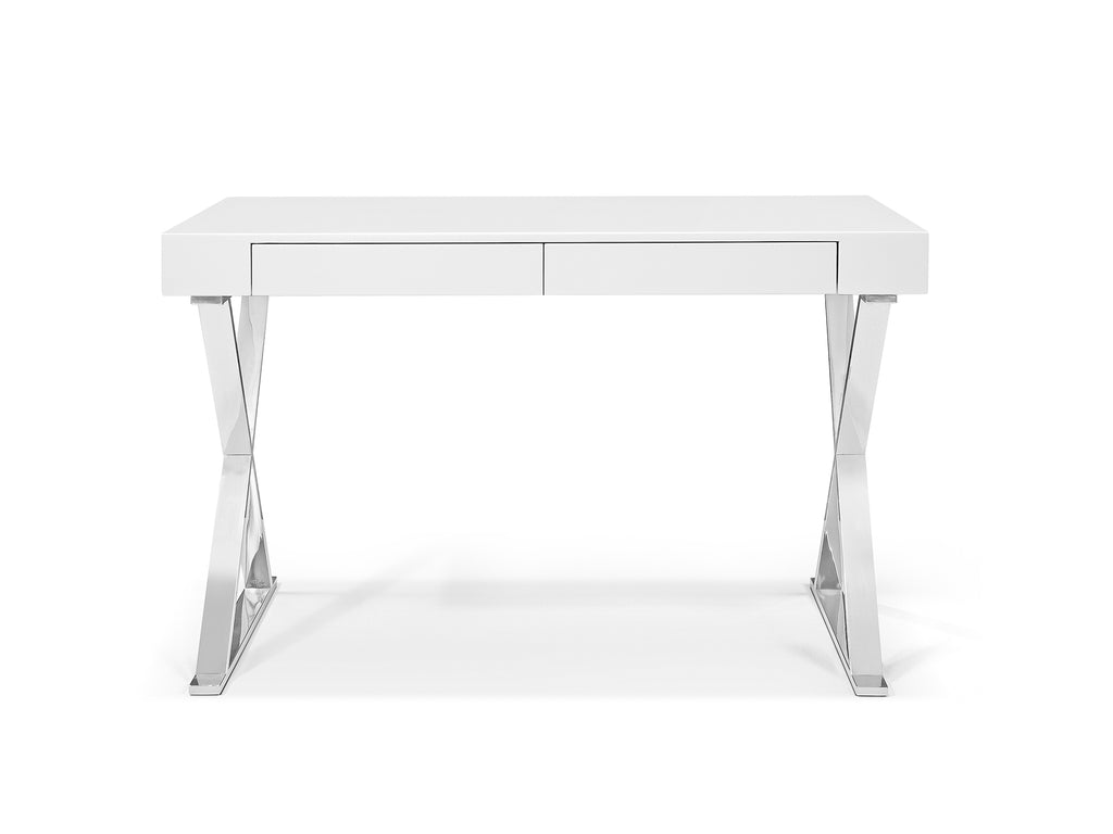 Elm Desk Large White - Front