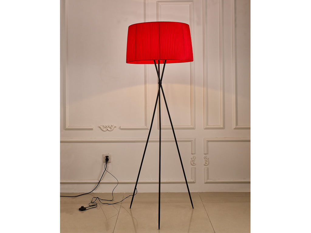 Paige Floor Lamp Red - Environment