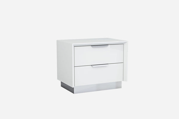 Navi Nightstand White - Renzzi Furniture