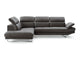 Pandora Sectional Sofa Black - Front