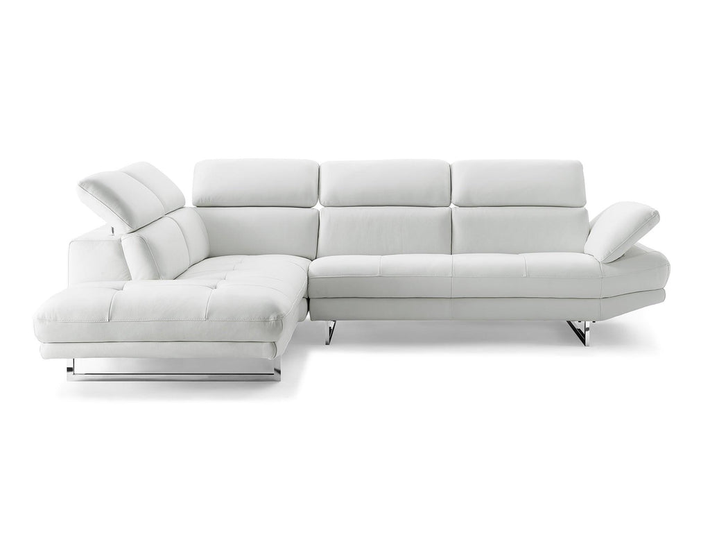 Pandora Sectional Sofa White - Front