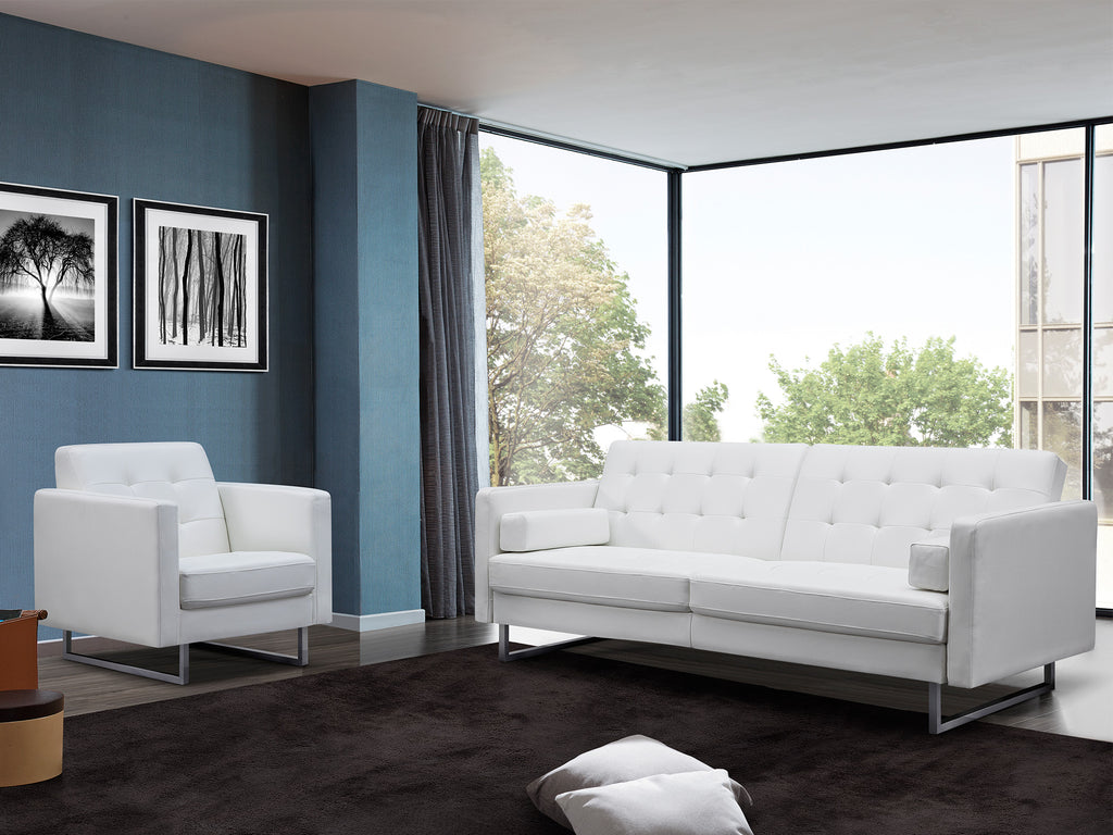 Giovanni Sofa Bed White - Environment