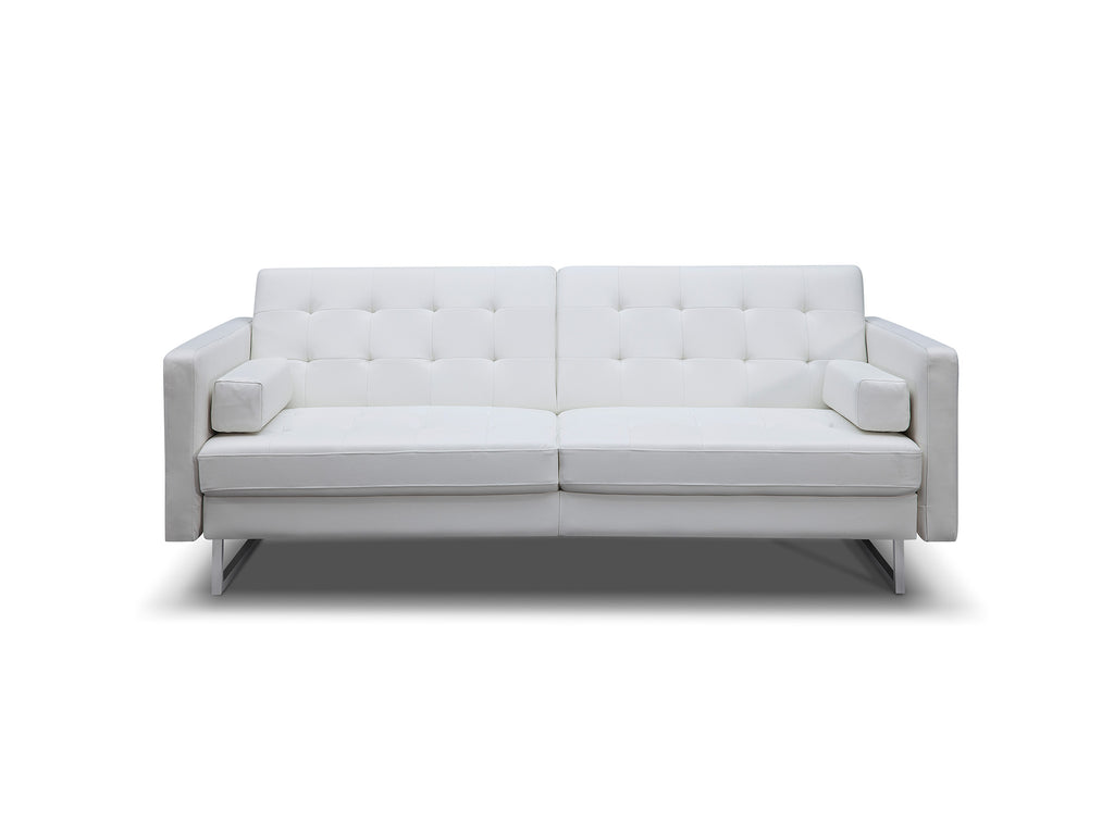 Giovanni Sofa Bed White - Front