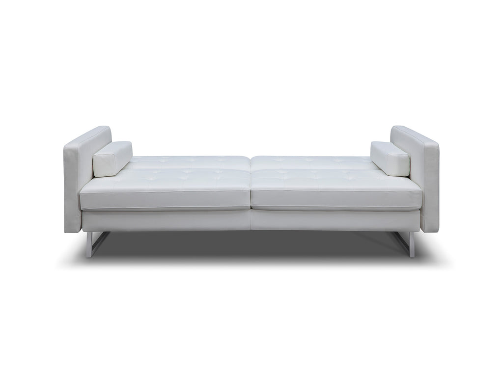 Giovanni Sofa Bed White - Front