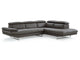 Pandora Sectional Sofa Black - Angle one