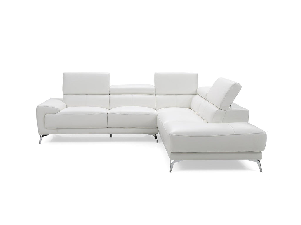 Fabiola Sectional Sofa White - Renzzi Furniture LLC