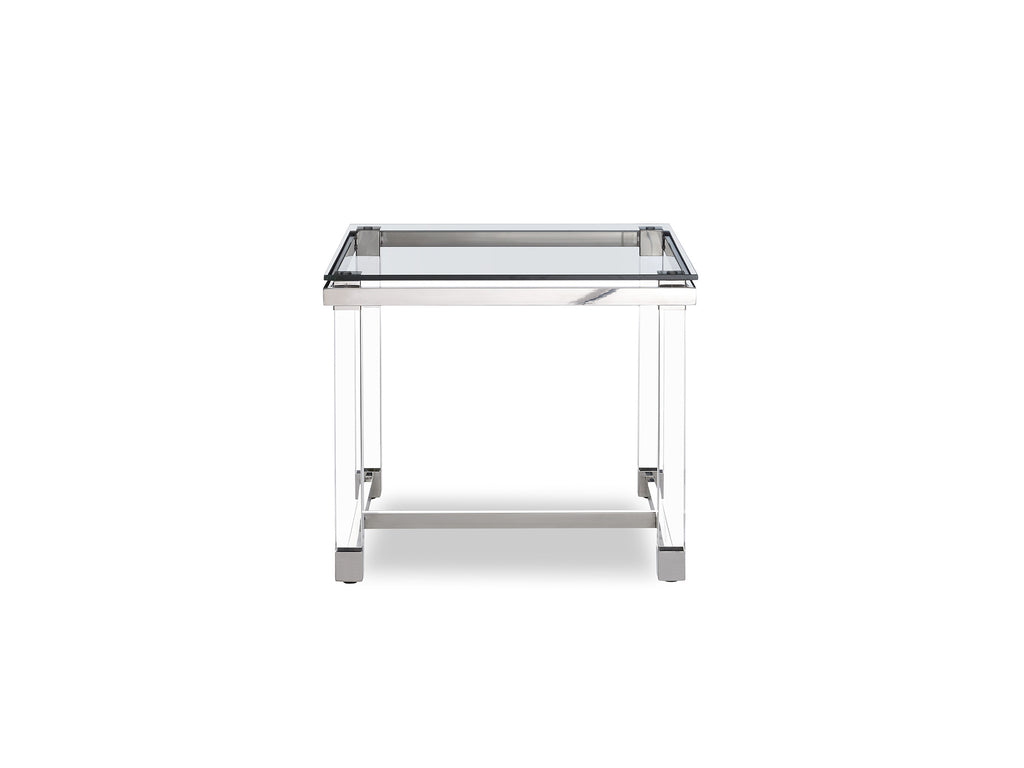 Brianna Acrylic Side Table - Front
