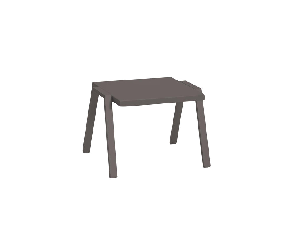 Rio Outdoor Side Table Taupe - Angle