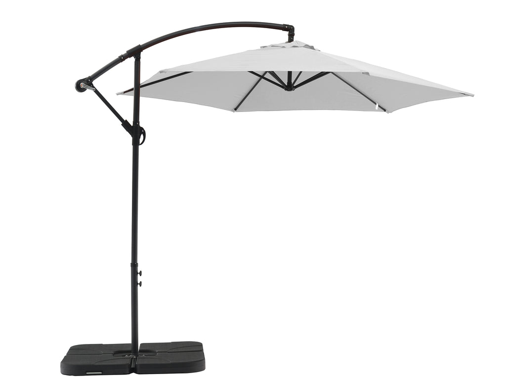 Aiden Outdoor Umbrella White - Angle